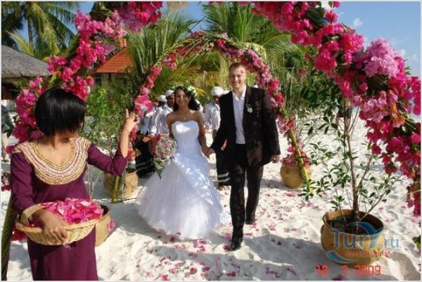 Свадьба на Мальдивах.