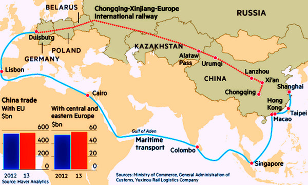 Новый Шёлковый Путь! (инвестиции - 40 млрд долларов)