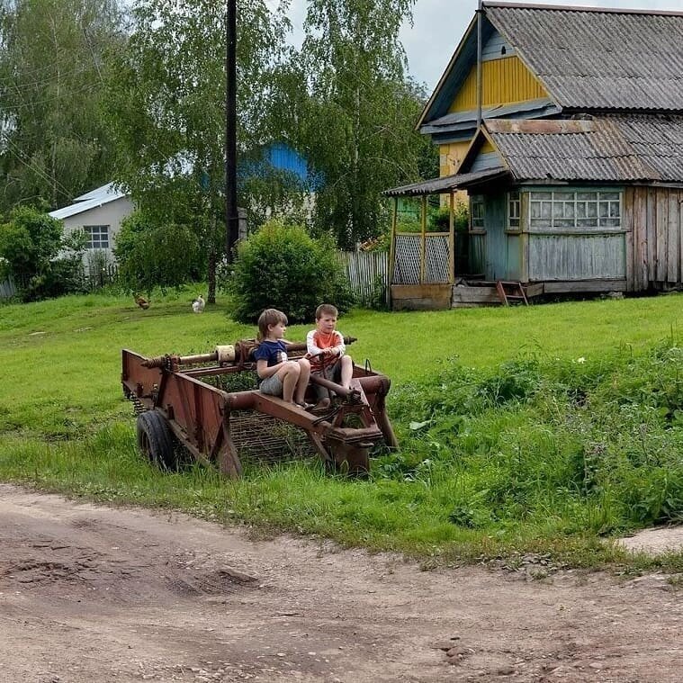 Жить в деревне фото